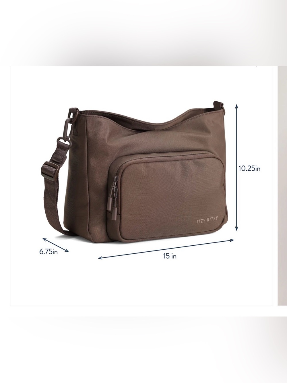 Itzy Ritzy Belong Cargo Caddy Crossbody And Stroller Caddy Diaper Bag Purse - Picture 3 of 6